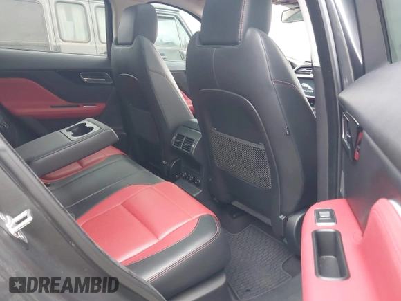 2017 Jaguar F-Pace 35t R-Sport with VIN SADCL2BV3HA884003, listed as a IAAI auction lot 41169317 with 76,563 mi miles and . Bid and sale history available at DreamBid. Image 8.