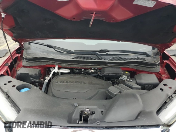 2021 Honda Ridgeline RTL-E with VIN 5FPYK3F73MB017991, listed as a Copart auction lot 61307225 with 33,308 mi miles and Salvage title. Bid and sale history available at DreamBid. Image 11.