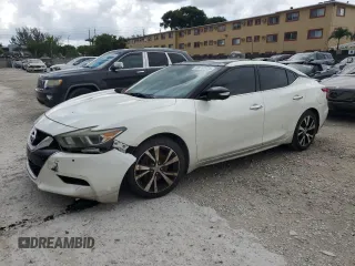 2017 Nissan Maxima S with VIN 1N4AA6AP6HC370238, listed as a Copart auction lot 59732475 with 128,976 mi miles and Salvage title. Bid and sale history available at DreamBid. Image 1.