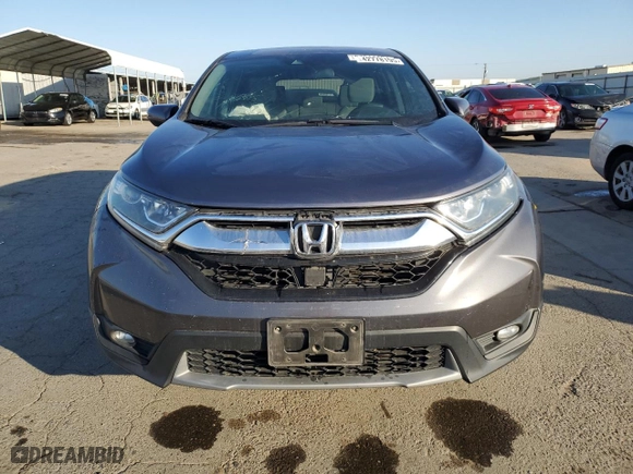 2017 Honda CR-V EX with VIN 7FARW1H55HE040975, listed as a Copart auction lot 42778195 with 0 mi miles and Salvage Title. Bid and sale history available at carsss.com. Image 5.