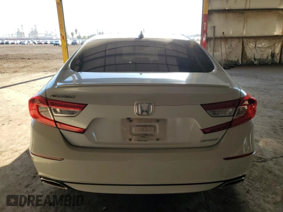 2019 Honda Accord Sedan Sport 1.5T with VIN 1HGCV1F35KA142574, listed as a Copart auction lot 48250975 with 57,115 mi miles and Salvage Title. Bid and sale history available at carsss.com. Image 6.