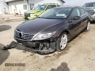 2013 Volkswagen CC R-Line with VIN WVWBP7AN1DE527397, listed as a Copart auction lot 46296644 with 108,102 mi miles and Salvage Title. Bid and sale history available at carsss.com. Image 1.