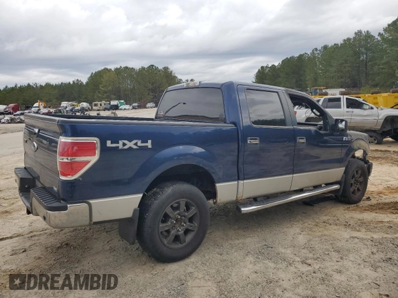 2010 Ford F-150 XL with VIN 1FTFW1EV4AFD69722, listed as a Copart auction lot 45455405 with 0 mi miles and Salvage Title. Bid and sale history available at carsss.com. Image 3.