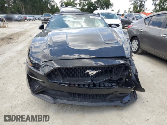 2022 Ford Mustang GT Premium with VIN 1FATP8FF4N5115171, listed as a Copart auction lot 59082155 with 12,475 mi miles and Salvage title. Bid and sale history available at DreamBid. Image 5.