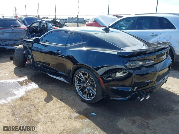 2022 Chevrolet Camaro ZL1 with VIN 1G1FK1R60N0118888, listed as a IAAI auction lot 41475426 with 6,944 mi miles. Bid and sale history available at carsss.com. Image 3.