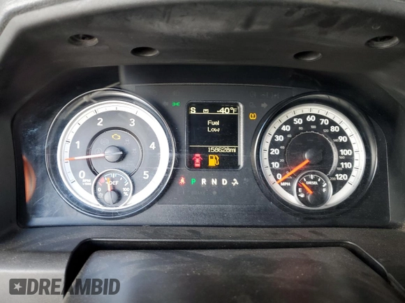 2016 Ram 2500 Tradesman with VIN 3C6UR5HL0GG103578, listed as a Copart auction lot 47025315 with 158,628 mi miles and Salvage title. Bid and sale history available at DreamBid. Image 9.