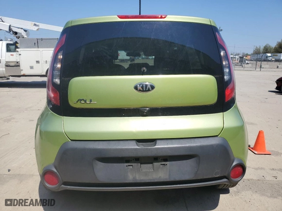 2015 Kia Soul with VIN KNDJN2A27F7810758, listed as a Copart auction lot 54164865 with 132,355 mi miles and Clean Title. Bid and sale history available at carsss.com. Image 6.