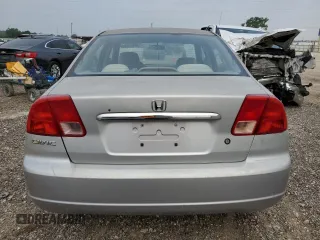 2001 Honda Civic LX with VIN JHMES16551S010763, listed as a Copart auction lot 55712494 with 91,055 mi miles and Clean Title. Bid and sale history available at carsss.com. Image 6.