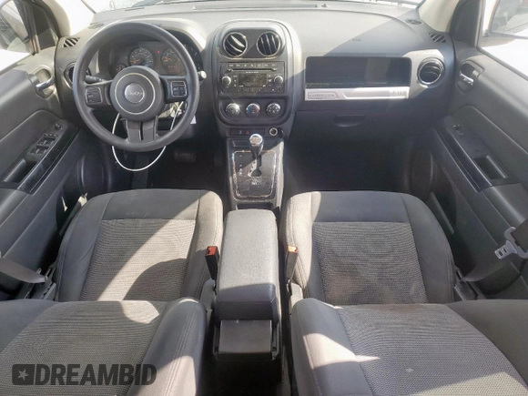 2017 Jeep Compass Sport SE with VIN 1C4NJCBA9HD123813, listed as a Copart auction lot 56534175 with 151,287 mi miles and Salvage title. Bid and sale history available at DreamBid. Image 8.