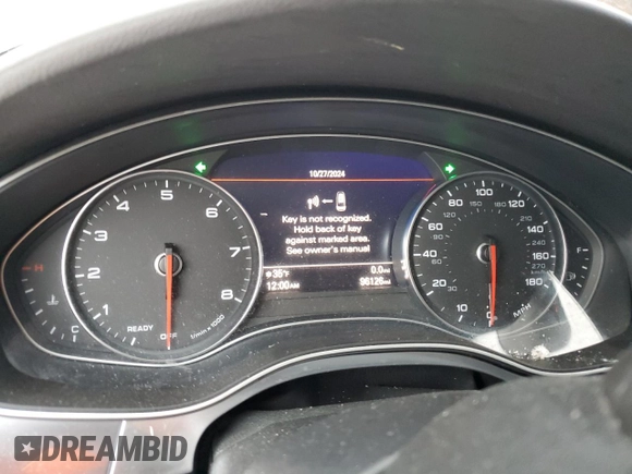 2017 Audi A6 Premium Plus with VIN WAUG8AFC0HN042761, listed as a Copart auction lot 86117364 with 96,126 mi miles and Salvage Title. Bid and sale history available at carsss.com. Image 9.