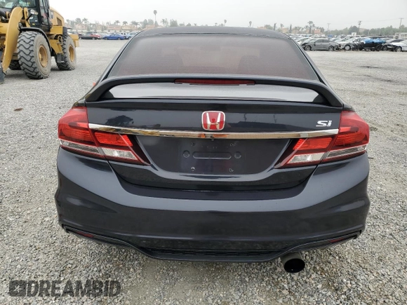 2015 Honda Civic Sedan Si with VIN 2HGFB6E56FH708397, listed as a Copart auction lot 53377305 with 112,385 mi miles and Clean Title. Bid and sale history available at carsss.com. Image 6.