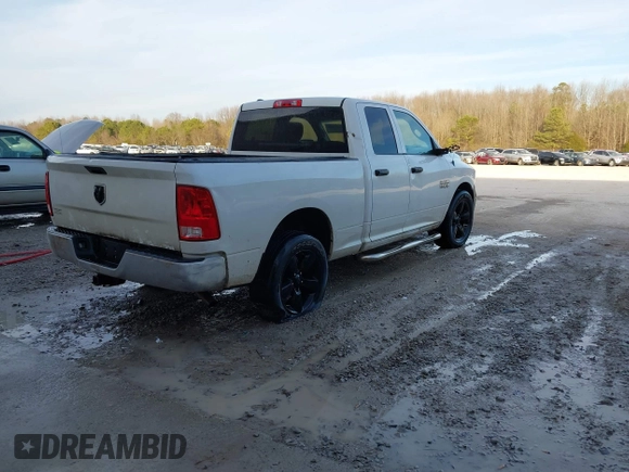 2013 Ram 1500 Tradesman with VIN 1C6RR6FG6DS684400, listed as a IAAI auction lot 41651889 with 273,595 mi miles and . Bid and sale history available at DreamBid. Image 4.