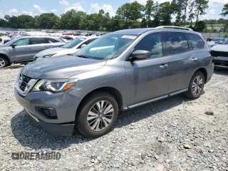 2017 Nissan Pathfinder SL with VIN 5N1DR2MN1HC665536, listed as a Copart auction lot 62090735 with 107,562 mi miles and Salvage title. Bid and sale history available at DreamBid. Image 1.