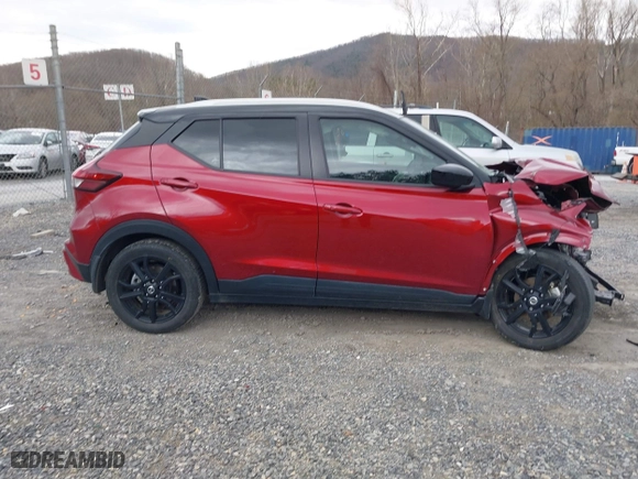 2021 Nissan Kicks SV with VIN 3N1CP5CV2ML534626, listed as a IAAI auction lot 41878089 with 36,606 mi miles. Bid and sale history available at carsss.com. Image 13.