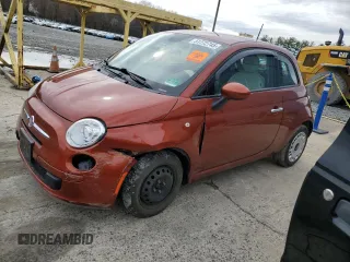2015 FIAT 500 Pop with VIN 3C3CFFAR3FT534623, listed as a Copart auction lot 51772745 with 31,057 mi miles and Salvage Title. Bid and sale history available at carsss.com. Image 1.