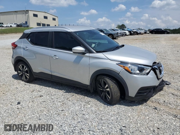 2020 Nissan Kicks SV with VIN 3N1CP5CV4LL571207, listed as a Copart auction lot 54150265 with 24,361 mi miles and Salvage title. Bid and sale history available at DreamBid. Image 4.