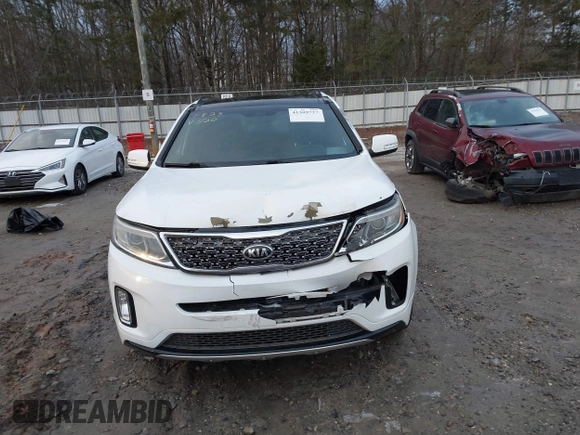 2014 Kia Sorento SX with VIN 5XYKW4A70EG451120, listed as a IAAI auction lot 41309727 with 106,262 mi miles. Bid and sale history available at carsss.com. Image 12.