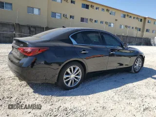 2021 Infiniti Q50 Pure with VIN JN1EV7AP1MM701174, listed as a Copart auction lot 49970925 with 68,668 mi miles and Non Repairable. Bid and sale history available at DreamBid. Image 3.