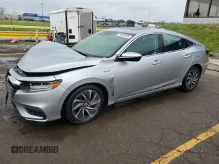 2021 Honda Insight Touring z VIN 19XZE4F99ME004826, wystawiony jako Copart lot #54662405 z przebiegiem 60 042 mil mil oraz Nie do naprawy • Non repairable. Historia ofert i sprzedaży dostępna na DreamBid. Obrazek 1.