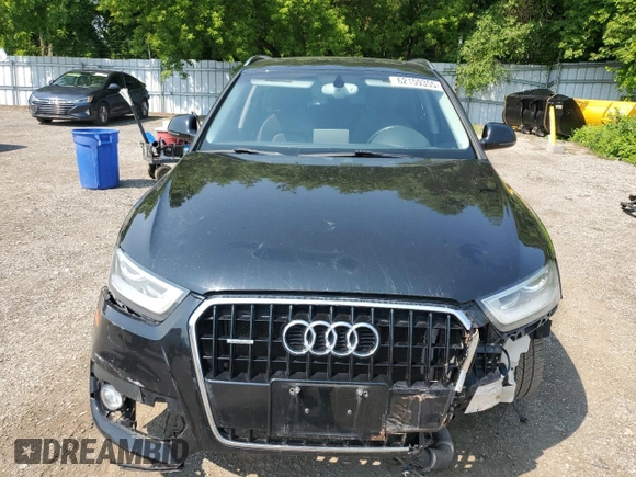 2015 Audi Q3 with VIN WA1EFEFS7FR002823, listed as a Copart auction lot 62159355 with 163,640 mi miles and Salvage title. Bid and sale history available at DreamBid. Image 5.
