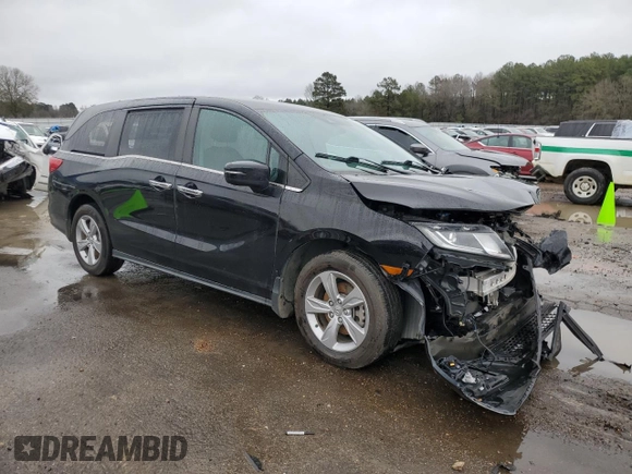 2020 Honda Odyssey EX with VIN 5FNRL6H53LB035641, listed as a Copart auction lot 41454235 with 123,281 mi miles and Salvage Title. Bid and sale history available at DreamBid. Image 4.