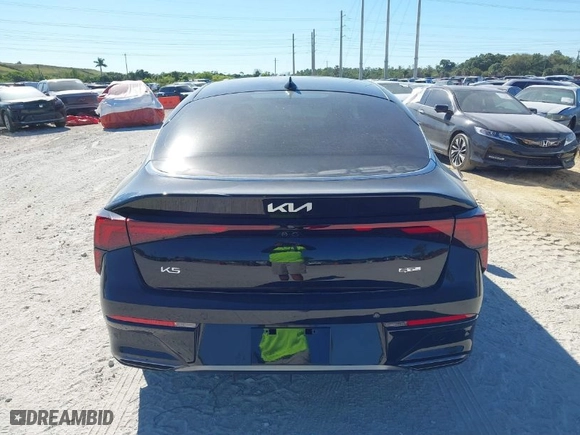 2025 Kia K5 GT-Line with VIN KNAG64J78S5330990, listed as a IAAI auction lot 41833191 with 1,583 mi miles. Bid and sale history available at carsss.com. Image 16.