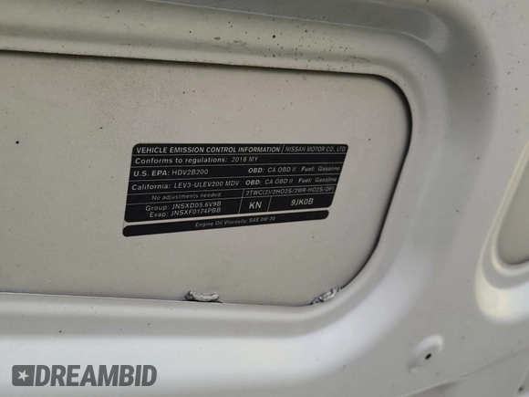 2018 Nissan NV S with VIN 1N6AF0LY5JN813338, listed as a IAAI auction lot 42670898 with 98,698 mi miles and . Bid and sale history available at DreamBid. Image 56.