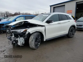 2020 Infiniti QX50 LUXE with VIN 3PCAJ5M33LF110064, listed as a Copart auction lot 73375252 with 17,188 mi miles. Bid and sale history available at carsss.com. Image 1.