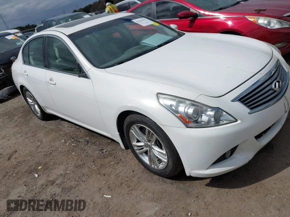 2010 Infiniti G37 Sedan Journey with VIN JN1CV6AP8AM203647, listed as a IAAI auction lot 41826492 with 167,800 mi miles. Bid and sale history available at carsss.com. Image 1.