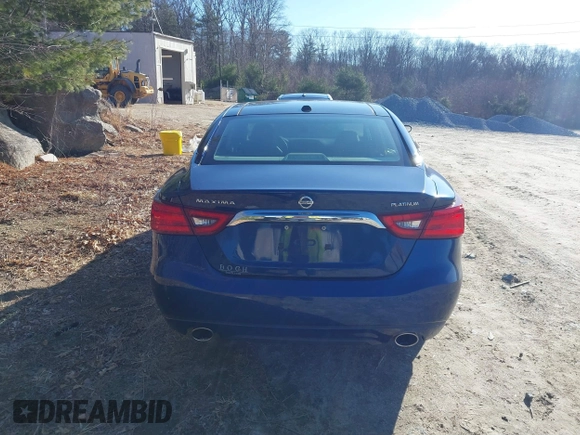 2017 Nissan Maxima SR with VIN 1N4AA6AP7HC364982, listed as a IAAI auction lot 41884511 with 55,825 mi miles and . Bid and sale history available at DreamBid. Image 16.