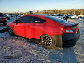 2013 Honda Civic Cpe LX with VIN 2HGFG3B53DH503816, listed as a Copart auction lot 41420615 with 107,791 mi miles and Salvage Title. Bid and sale history available at carsss.com. Image 2.