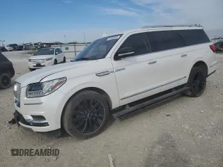 2018 Lincoln Navigator Select with VIN 5LMJJ3JT3JEL22480, listed as a Copart auction lot 51052065 with 96,120 mi miles and Salvage title. Bid and sale history available at DreamBid. Image 1.