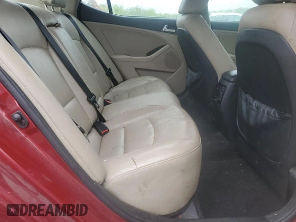 2015 Kia Optima EX with VIN 5XXGN4A70FG371167, listed as a Copart auction lot 55668715 with 110,096 mi miles and Salvage Title. Bid and sale history available at DreamBid. Image 10.