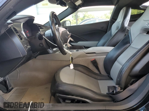 2017 Chevrolet Corvette Grand Sport 2LT with VIN 1G1YY2D71H5106768, listed as a Copart auction lot 51330795 with 40,897 mi miles and Salvage title. Bid and sale history available at DreamBid. Image 7.