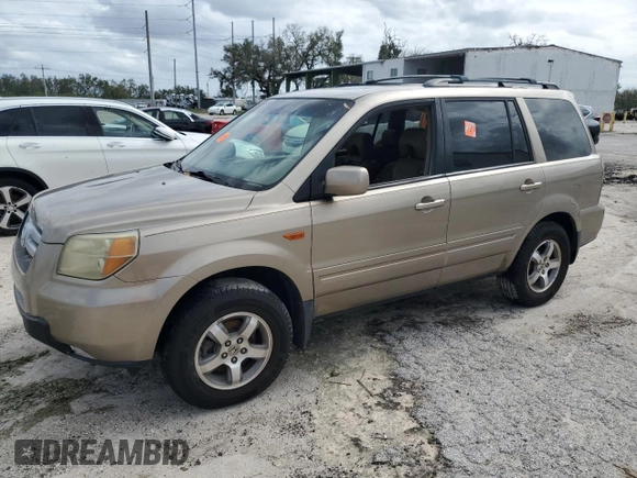 2007 Honda Pilot EX-L with VIN 5FNYF28787B041518, listed as a Copart auction lot 77245944 with Not Provided miles and Non Repairable. Bid and sale history available at DreamBid. Image 1.