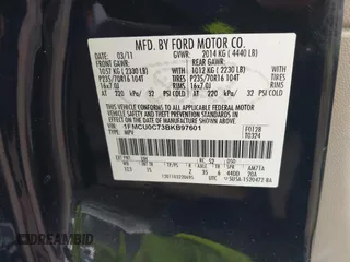 2011 Ford Escape XLS z VIN 1FMCU0C73BKB97601, wystawiony jako IAAI lot #42498599 z przebiegiem 243 282 mil mil oraz . Historia ofert i sprzedaży dostępna na DreamBid. Obrazek 9.