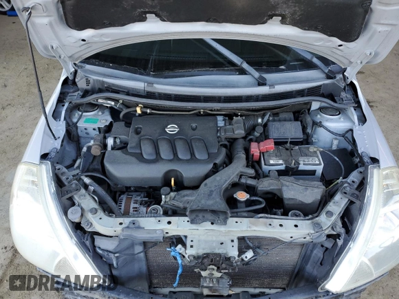 2008 Nissan Versa 1.8 S with VIN 3N1BC13E28L372714, listed as a Copart auction lot 44194925 with 93,110 mi miles and Salvage Title. Bid and sale history available at carsss.com. Image 11.