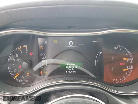 2020 Jeep Grand Cherokee High Altitude z VIN 1C4RJFCT7LC277485, wystawiony jako Copart lot #59976495 z przebiegiem 57 125 mil mil oraz Szkoda całkowita • Salvage title. Historia ofert i sprzedaży dostępna na DreamBid. Obrazek 9.