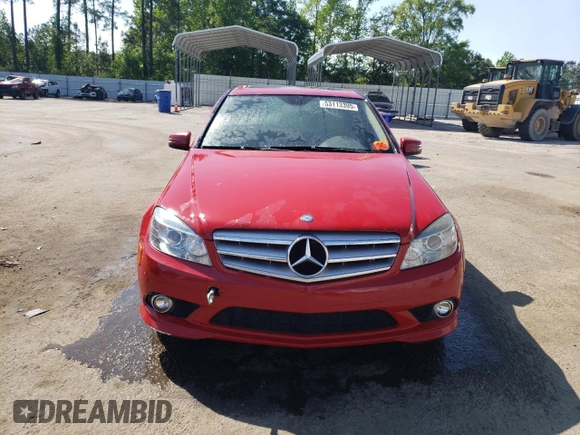 2010 Mercedes-Benz C 300 Sport with VIN WDDGF5EB2AF374778, listed as a Copart auction lot 53113395 with 89,615 mi miles and Salvage Title. Bid and sale history available at DreamBid. Image 5.