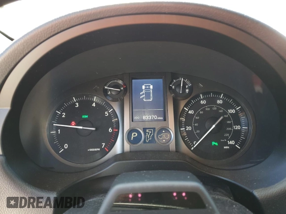 2017 Lexus GX with VIN JTJJM7FX9H5157947, listed as a Copart auction lot 75749584 with 83,370 mi miles and Salvage Title. Bid and sale history available at carsss.com. Image 9.