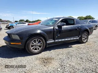2005 Ford Mustang Deluxe с VIN 1ZVFT80N155147530, выставлен на аукционе Copart как лот 66297875 с пробегом 172 572 миль миль и Списание • Salvage title. История ставок и продаж доступна на DreamBid. Изображение 1.