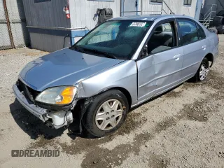 2003 Honda Civic LX z VIN 2HGES16553H513044, wystawiony jako Copart lot #57851895 z przebiegiem 150 369 mil mil oraz Czysty tytuł • Clean title. Historia ofert i sprzedaży dostępna na DreamBid. Obrazek 1.