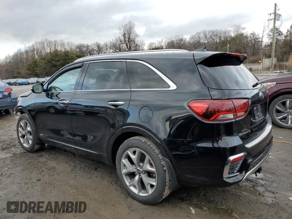 2019 Kia Sorento SX Limited with VIN 5XYPKDA51KG499205, listed as a Copart auction lot 45203515 with 55,145 mi miles and Salvage Title. Bid and sale history available at carsss.com. Image 2.
