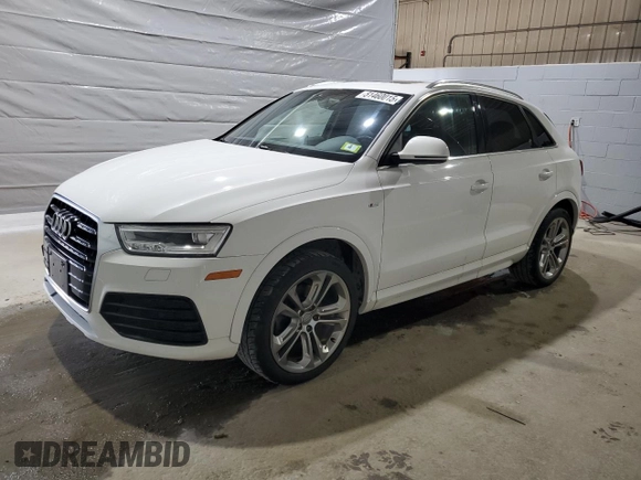 2016 Audi Q3 Prestige z VIN WA1GFCFS4GR010943, wystawiony jako Copart lot #51460015 z przebiegiem 80 637 mil mil oraz Szkoda całkowita • Salvage title. Historia ofert i sprzedaży dostępna na DreamBid. Obrazek 1.