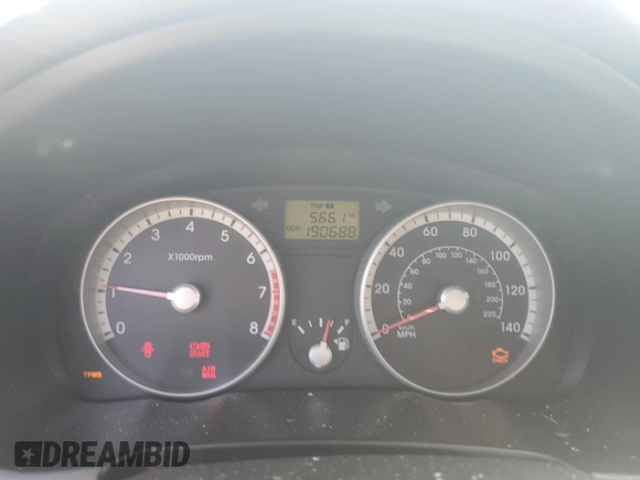 2009 Hyundai Accent Auto GLS с VIN KMHCN46CX9U319866, выставлен на аукционе Copart как лот 59344445 с пробегом 190 688 миль миль и Списание • Salvage title. История ставок и продаж доступна на DreamBid. Изображение 9.