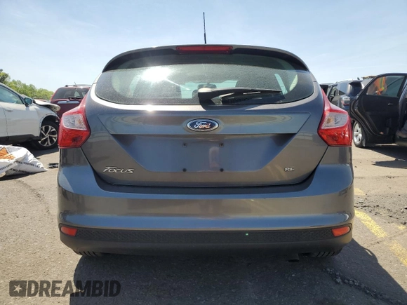 2012 Ford Focus SE with VIN 1FAHP3K24CL275250, listed as a Copart auction lot 55338265 with 113,047 mi miles and Clean Title. Bid and sale history available at carsss.com. Image 6.