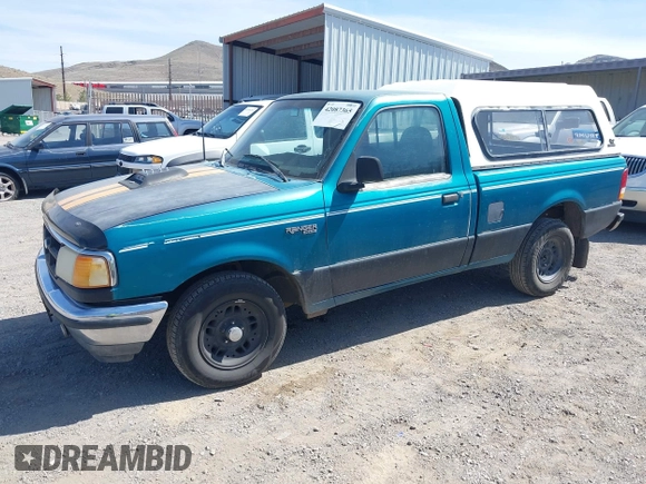 1994 Ford Ranger Splash with VIN 1FTCR10A5RPA45781, listed as a IAAI auction lot 42087365 with 8,369 mi miles. Bid and sale history available at carsss.com. Image 2.