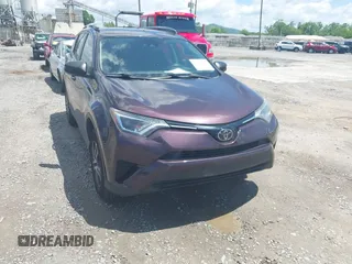 2018 Toyota RAV4 LE with VIN 2T3BFREV2JW781018, listed as a IAAI auction lot 42302802 with 44,165 mi miles and . Bid and sale history available at DreamBid. Image 1.