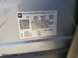 2023 GMC Terrain SLT with VIN 3GKALPEG0PL273175, listed as a Copart auction lot 48524875 with 33,842 mi miles and Salvage Title. Bid and sale history available at carsss.com. Image 14.