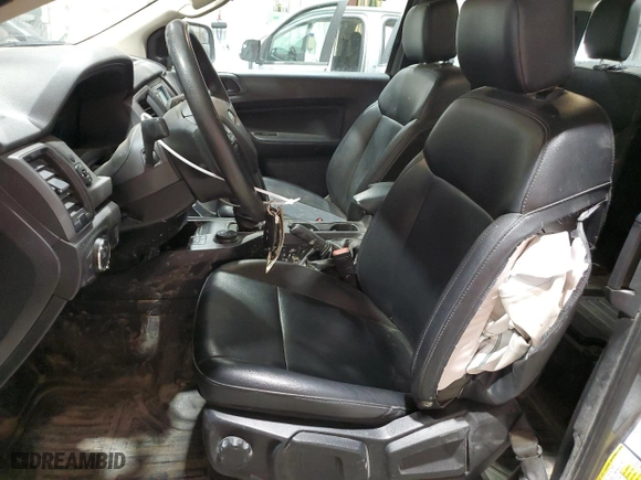 2021 Ford Ranger XL with VIN 1FTER1FH6MLD18854, listed as a Copart auction lot 43165455 with 125,089 mi miles and Salvage Title. Bid and sale history available at carsss.com. Image 7.